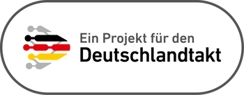 Logo Ein Projekt für den Deutschlandtakt.